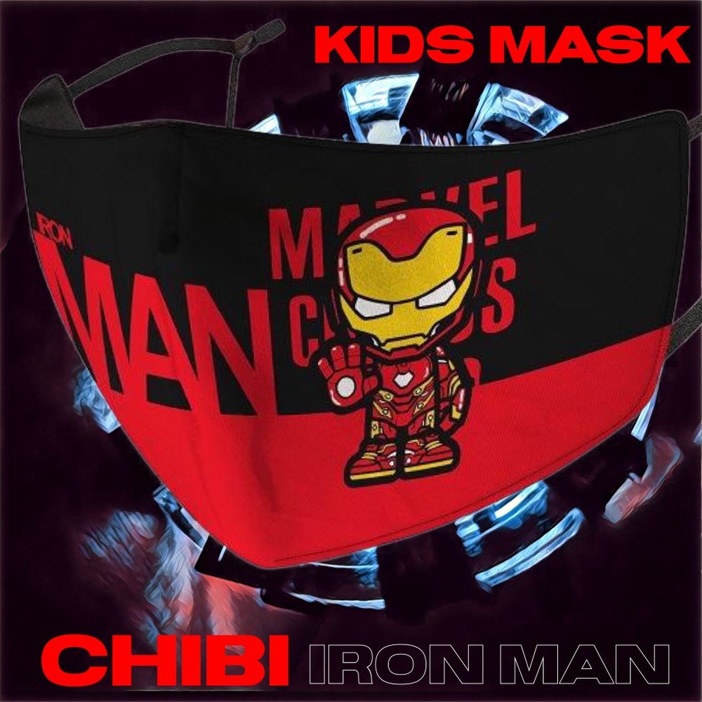Chibi Iron Man Kids Mask